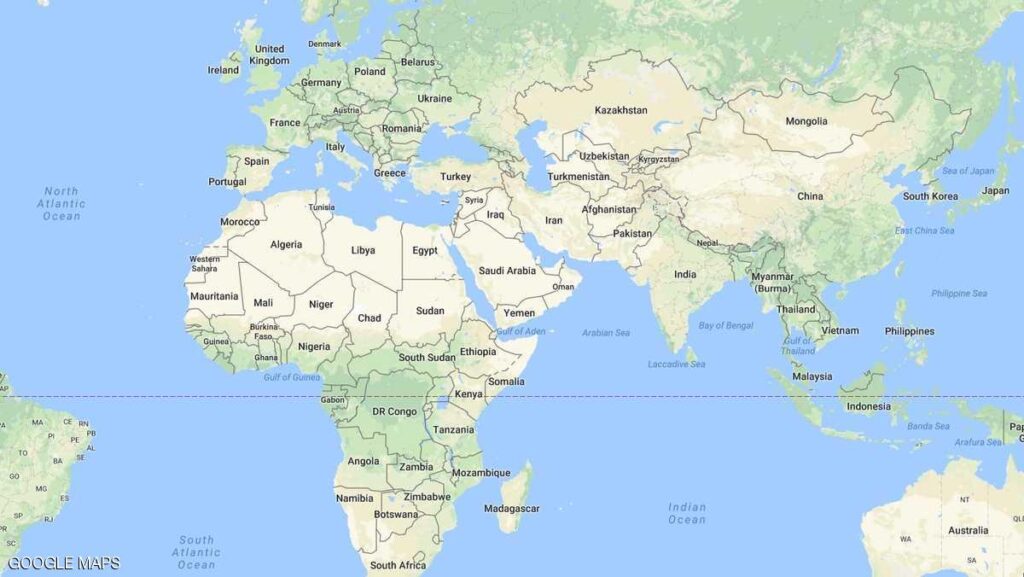خريطة العالم scaled