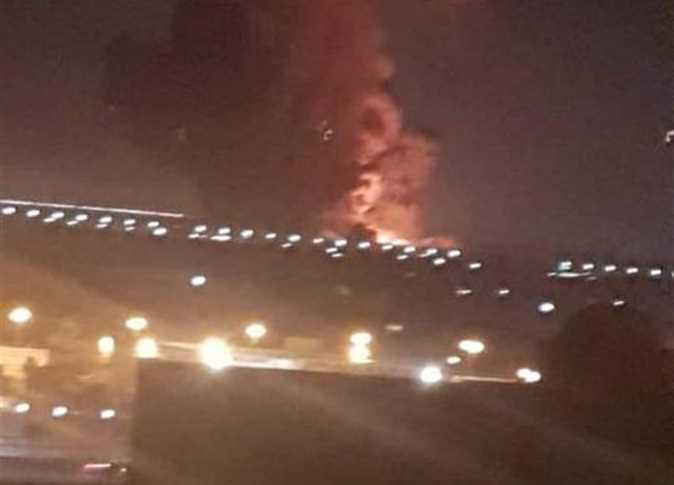 حريق في محيط مطار القاهرة