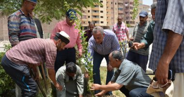 محافظ الجيزة يشارك في مشروع المليون شجرة مثمرة