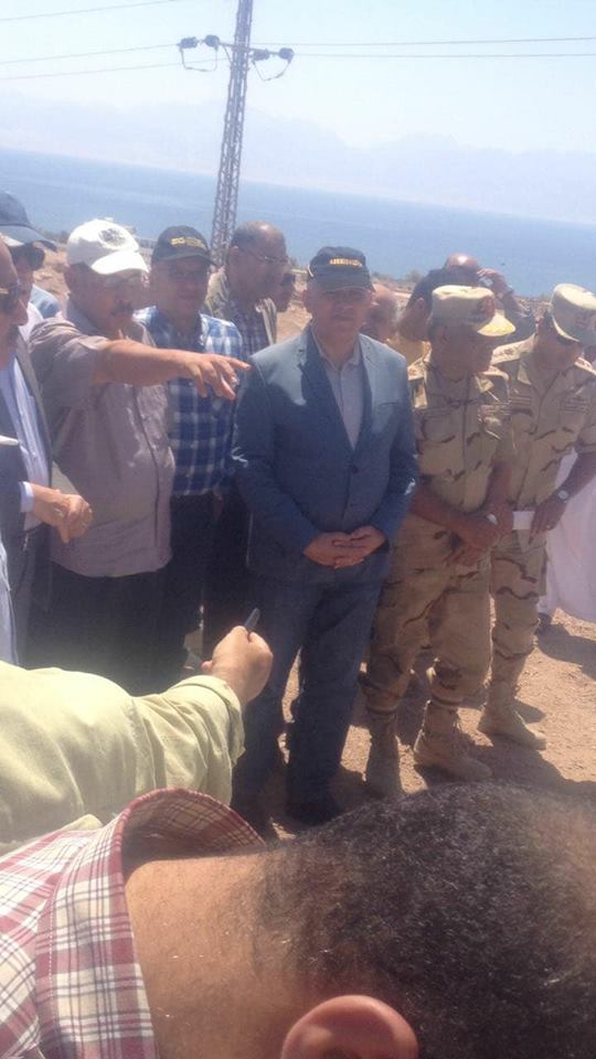 وزير الري يفتتح مشروعات حماية جنوب سيناء من السيول