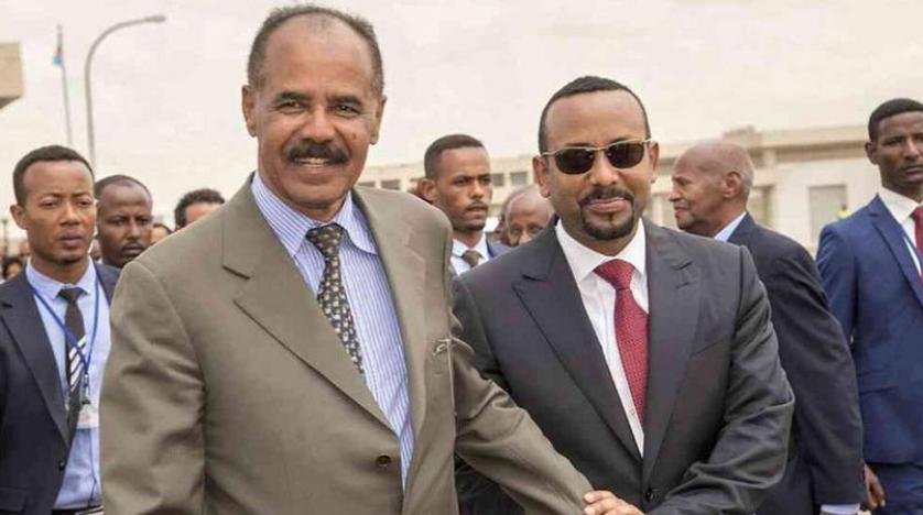 الورزاء الاثيوبي والرئيس الاريتري