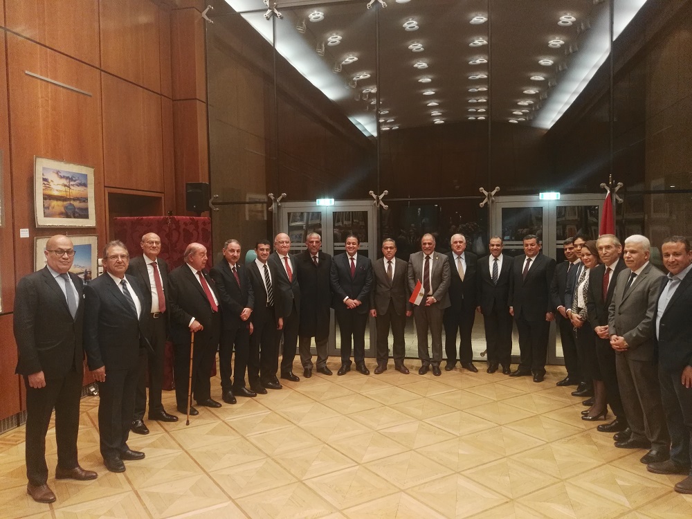 لقاء رجال الاعمال وسفير مصر في برلين