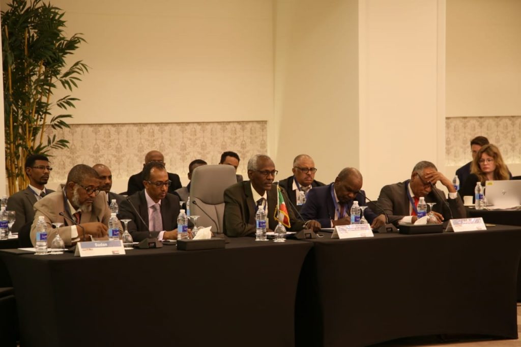 الوفد السوداني خلال مفاوضات سد النهضة