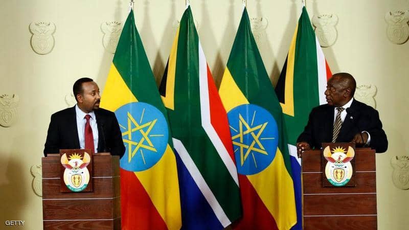 زظراء أثيوبيا ورئيس جنوب أفريقيا