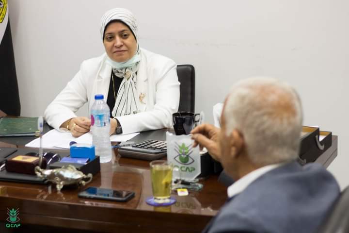 الدكتورة هند عبداللاه مدير معهد متبقيات المبيدات والعناصر الثقيلة