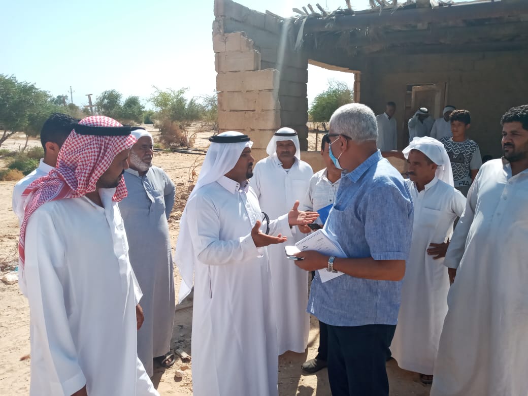 الدكتور سيد خليفة نقيب الزراعيين يلتقي قبائل جنوب سيناء