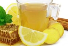 شاي الزنجبيل بالنعناع والليمون