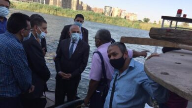 وزير الري يتابع إزالة تعديات النيل