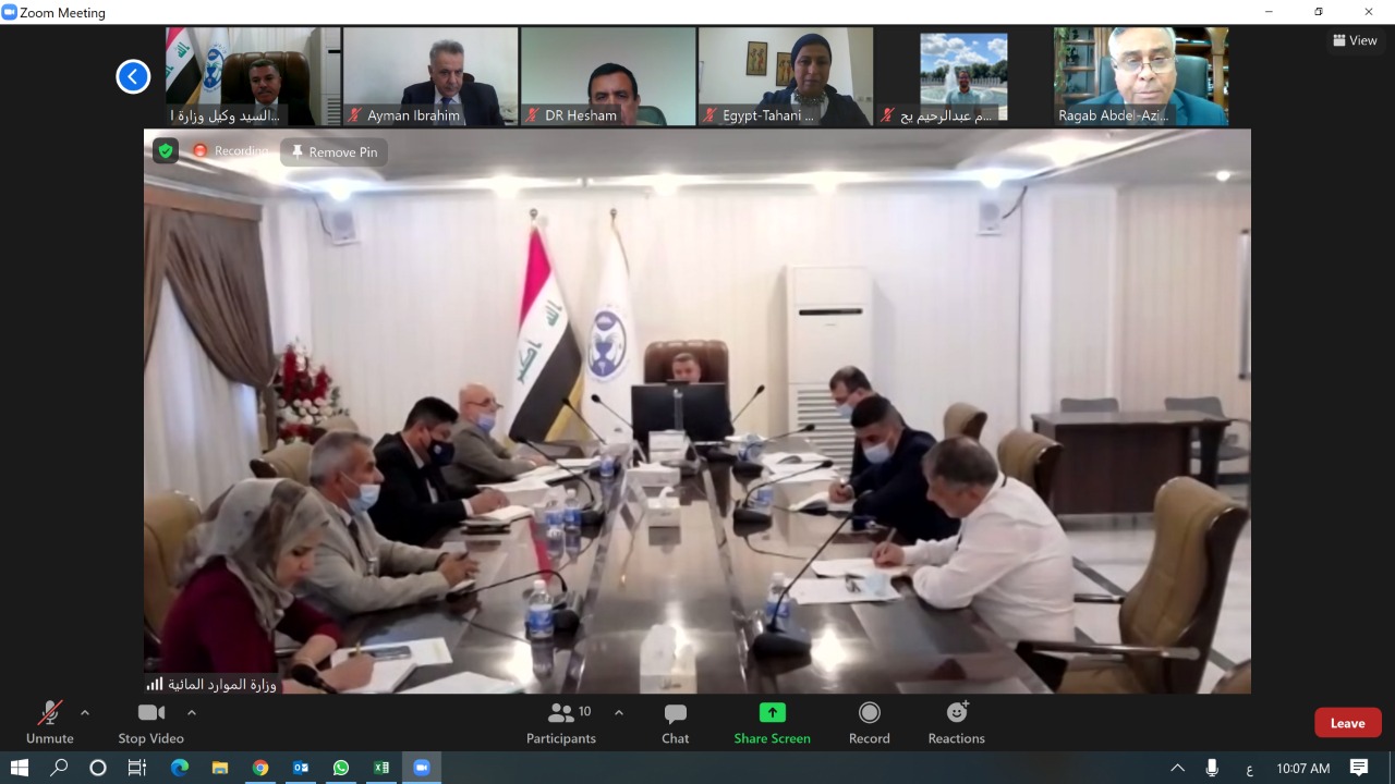 إجتماعات اللجنة الفنية المصرية العراقية للموارد المائية