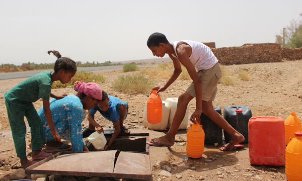 الجفاف في إقليم زاكورة في جنوب المغرب