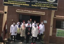 جولة الدكتورة إيناس عبدالرحمن في معامل دمنهور