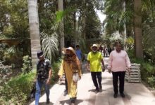وزيرة خارجية السودان تتفقد الحديقة النباتية في أسوان 1