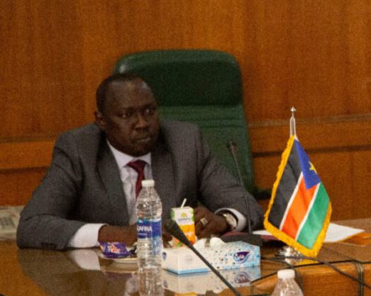 مناوا بيتر قادكوث وزير الموارد المائية والري بجنوب السودان