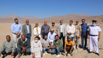 وزير الري يفتتح مشروعات لحماية جنوب سيناء من السيول 5