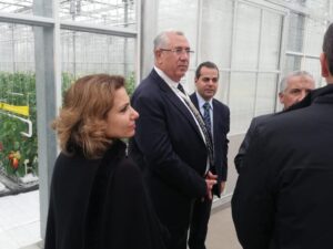 زيارة وزير الزراعة الى مزرعة للانتاج الحيواني وشركة لإنتاج تقاوي الخضر بدولة المجر