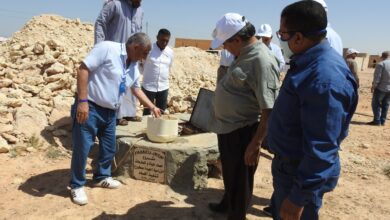 مشروعات حصاد مياه الأمطار في مطروح بحضور مدير أكساد