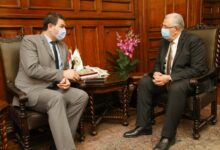 وزير الزراعة المصري يلتقي نظيره وزير الزراعة اللبناني