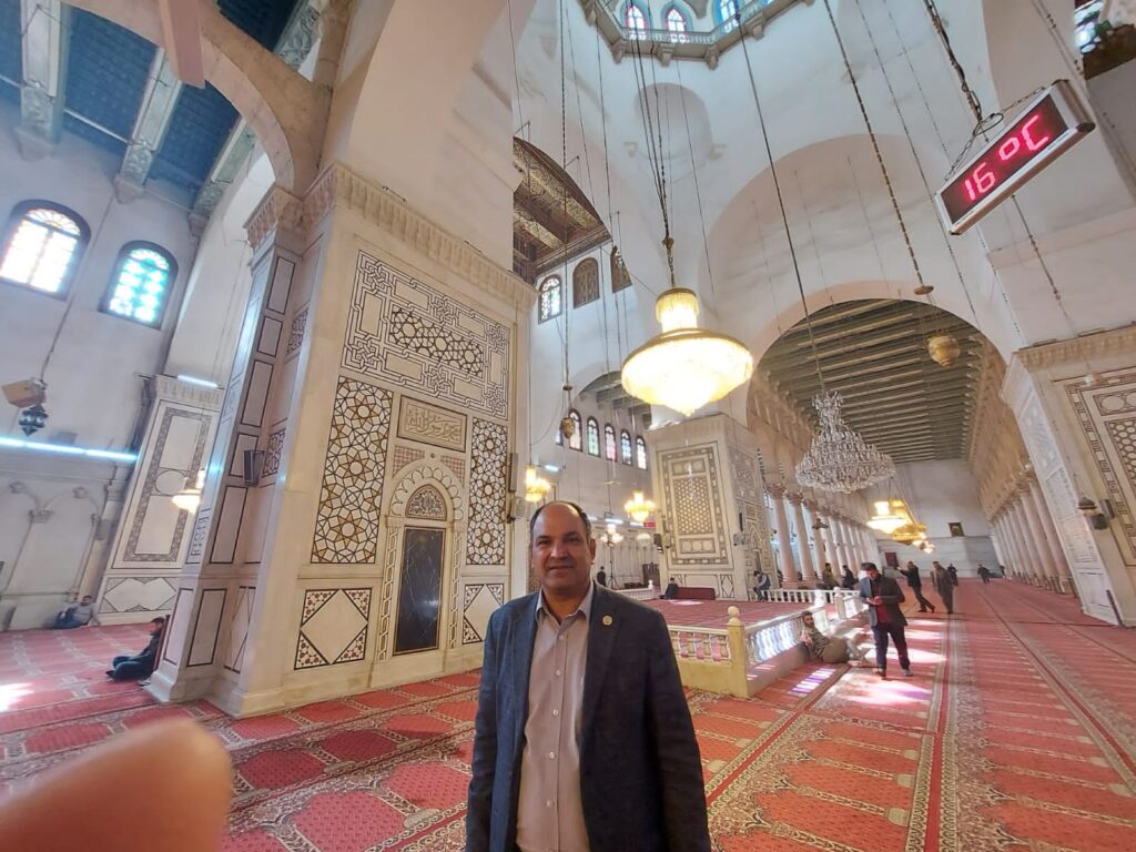 داخل المسجد الأموي scaled