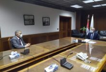 وزير الري يلتقي المهندس محمد صالح رئيس هيئة الصرف