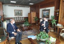 وزير الري يلتقي محافظ القليوبية