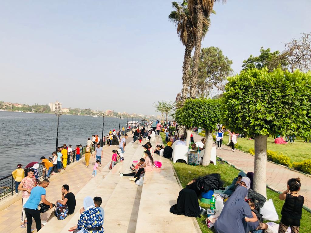 إزدحام في حدائق القناطر الخيرية في عيد الفطر 4