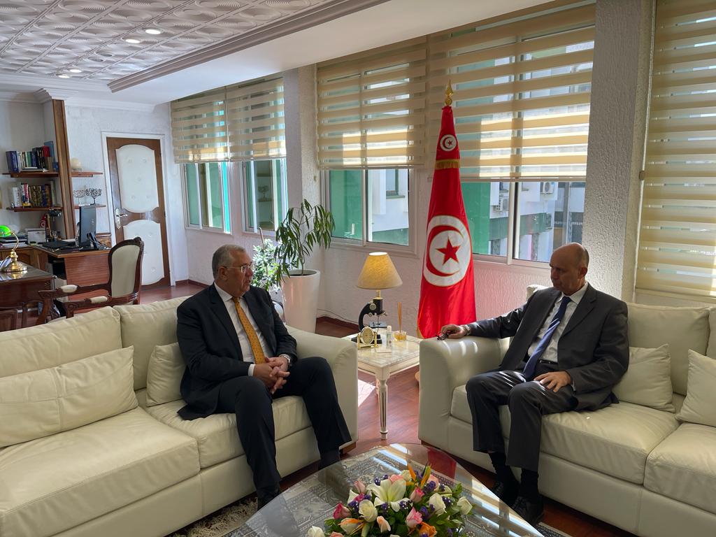 الزراعة يلتقي وزير الفلاحة التونسي