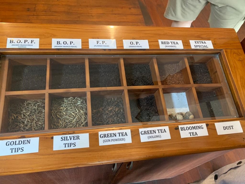 أنواع الشاي