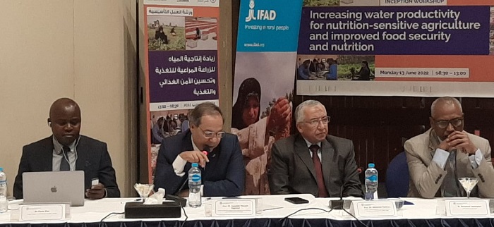 د محمد سليمان والدكتور عبدالله زغلول في مؤتمر الفاو