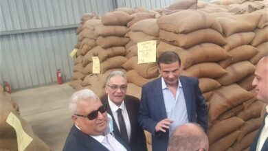 فاروق رئيس البنك الزراعي يتفقد توريد القمح بالشرقية