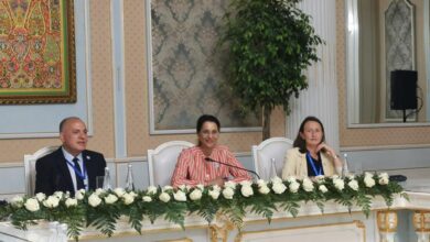 وزير الري في مؤتمر المياه في طاجيكستان