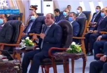 الرئيس عبدالفتاح السيسي في احد الافتتاحات