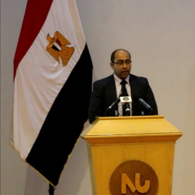 بلال عبدالحميد في مؤتمر جامعة النيل