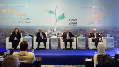 وزير الري يشهد فعاليات إسبوع القاهرة للمياه