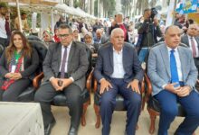 د علاء عزوز والدكتور سيد خليفة في إفتتاح مهرجان الجبن المصري