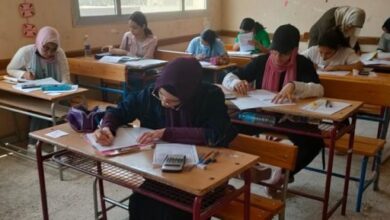 طلاب الصف الثاني الاعدادي