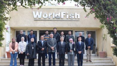 السفير الياباني يتفقد مشروعات المركز الدولي للأسماك في العباسة 3