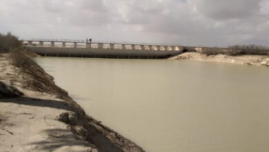 سد الروافعة في شمال سيناء لحصاد مياه السيول والأمطار