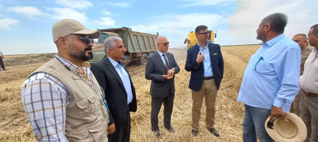 مدير اكساد يتفقد زراعات القمح في العراق 5 scaled