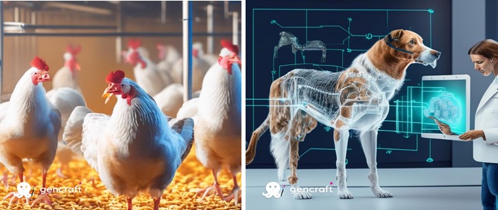 الذكاء الإصطناعي وصحة الحيوان