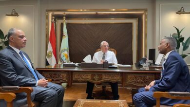 لقاء وزير الزراعة مع ممثل الفاو في مصر