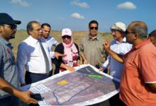 رئيس مركز بحوث الصحراء الدكتور عبدالله زغلول يتابع المشروعات التنموية في سيناء