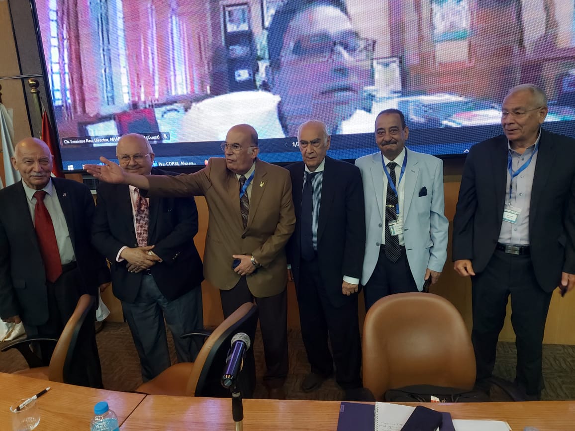 مؤتمر تغير المناخ في جامعة الأسكندرية بحضور وزير الزراعة الأسبق