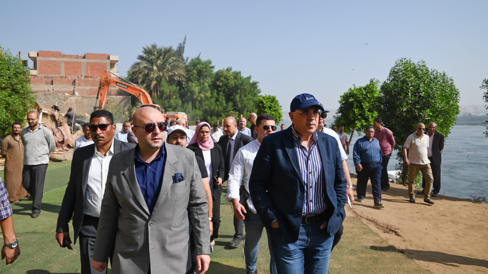 جولة وزير الري في محافظة بني سويف 1