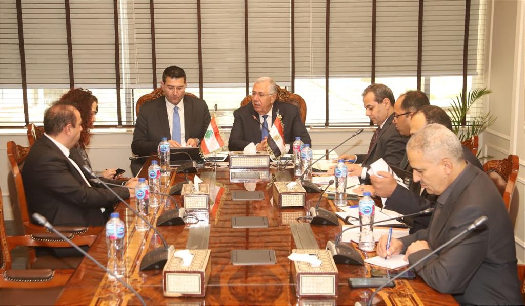 لقاء وزيري الزراعة في مصر ولبنان