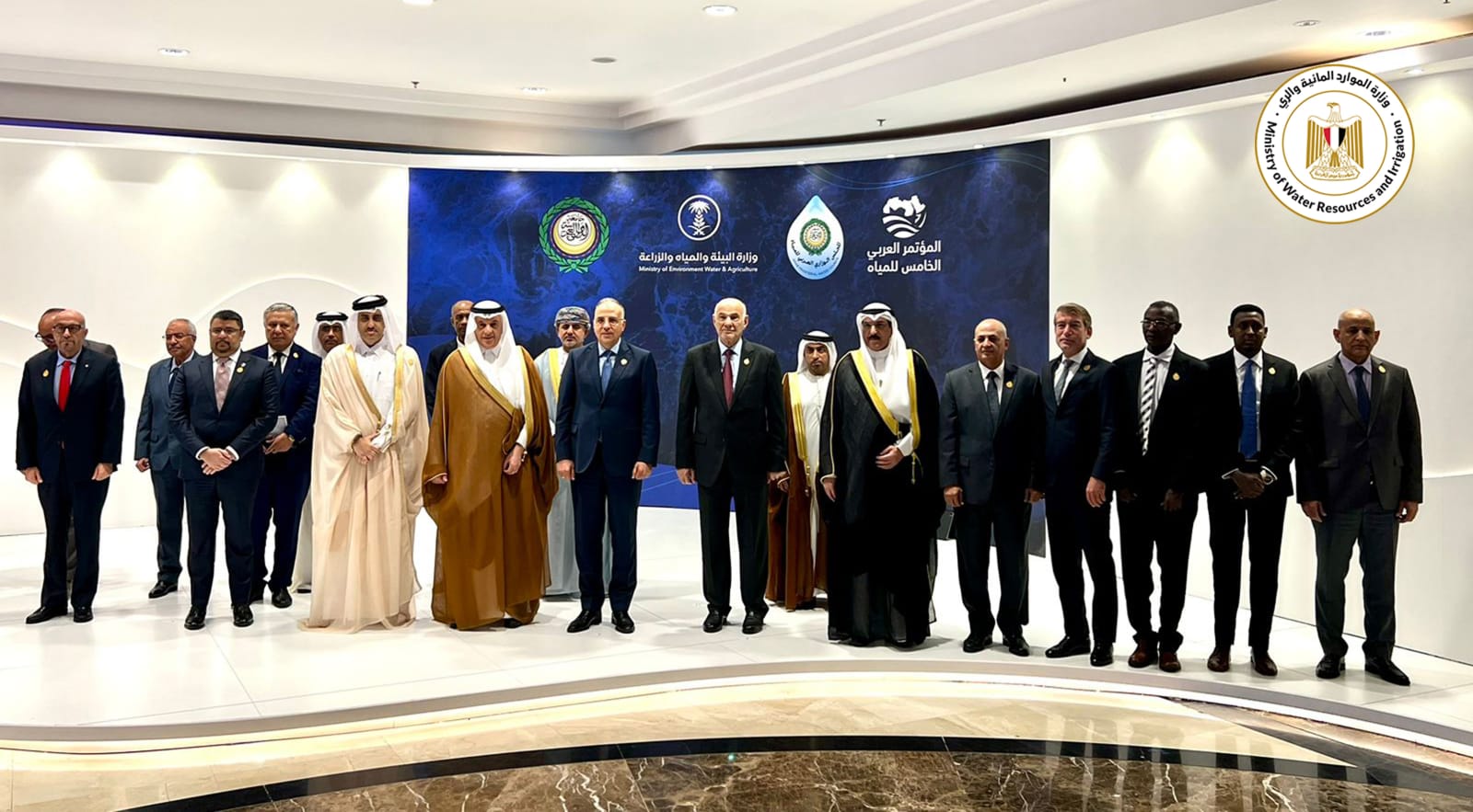 وزير الري في إجتماعات المؤتمر العربي الخامس للمياه