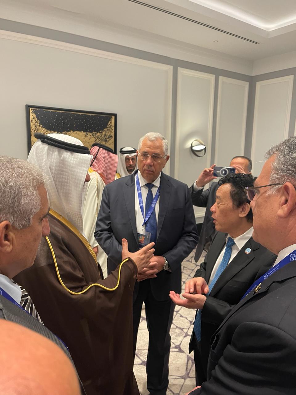 وزير الزراعة يلتقي مع نظرائه السعودي والأردني واللبناني ومدير أكساد على هامش المؤتمر الإقليمي للفاو بالاردن